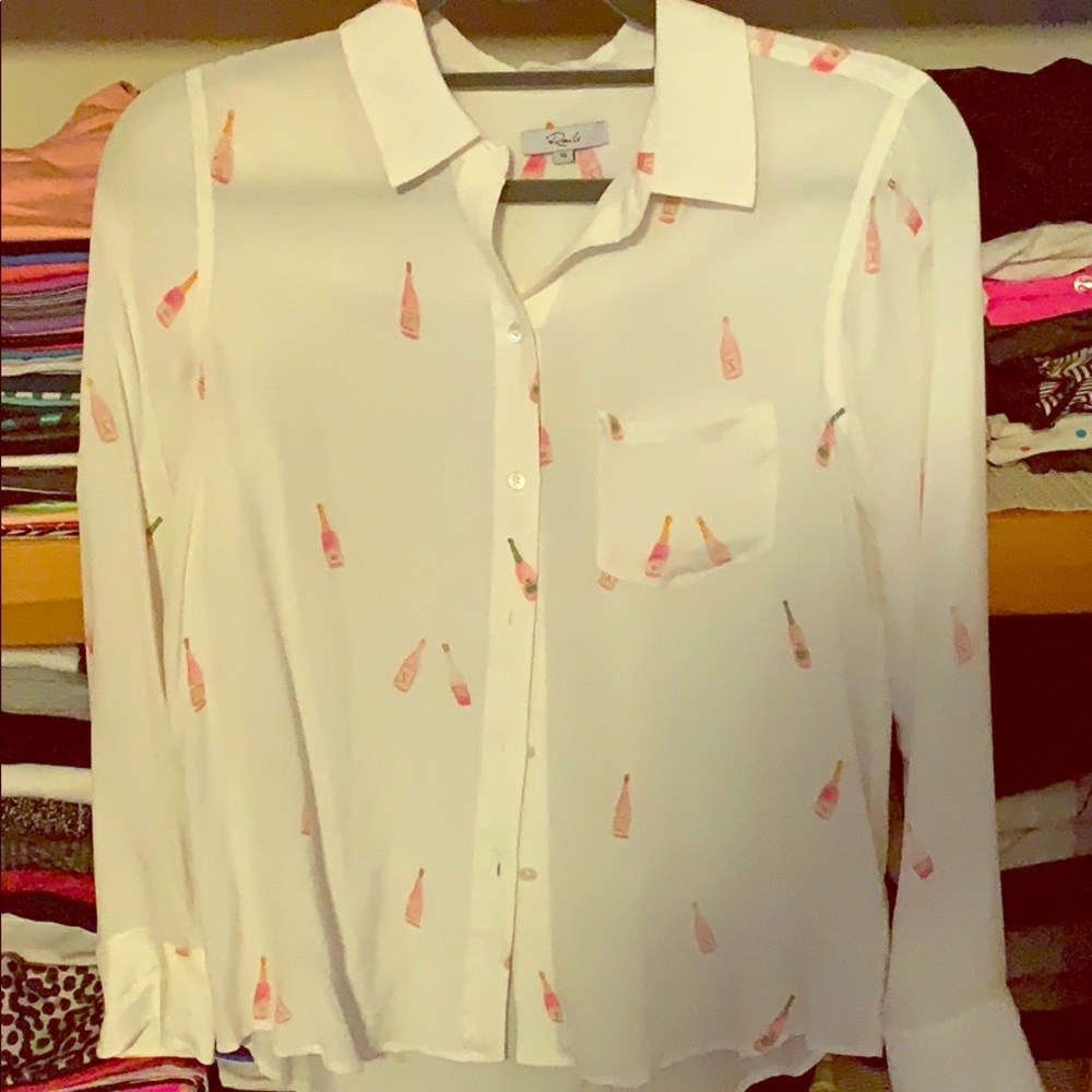 Rails Silk Rose All Day Top XS